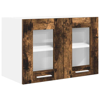 Hanging Cabinet with Storage 2 pcs Smoked Oak 60 x 31 x 40 cm