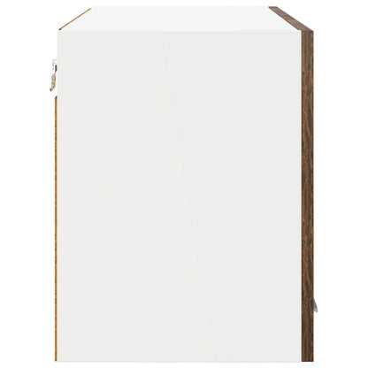 Hanging Cabinet with Storage 2 pcs Smoked Oak 60 x 31 x 40 cm