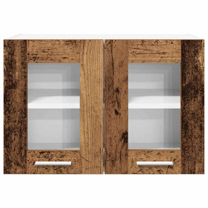 Hanging Cabinet 2 pcs Old Wood 60 x 31 x 40 cm Engineered Wood