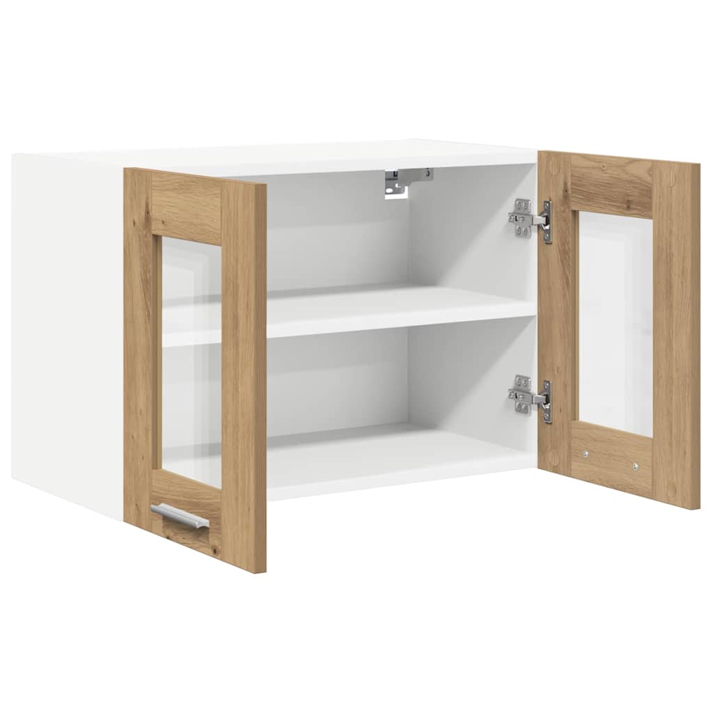 Hanging Cabinet Riga 2 pcs Artisan Oak 60 x 31 x 40 cm