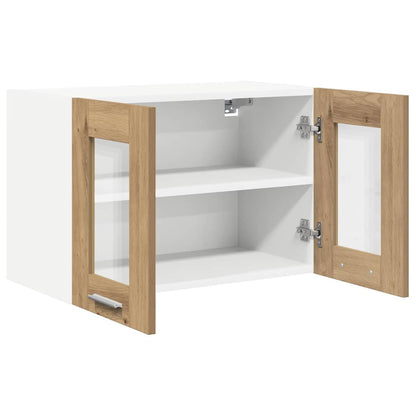 Hanging Cabinet Riga 2 pcs Artisan Oak 60 x 31 x 40 cm