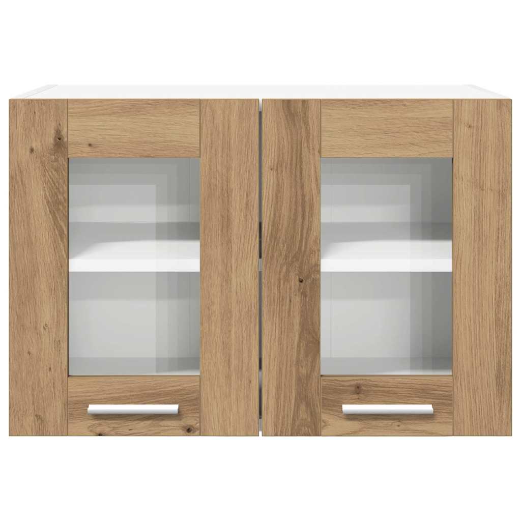Hanging Cabinet Riga 2 pcs Artisan Oak 60 x 31 x 40 cm