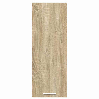Hanging Cabinet 2 pcs Sonoma Oak and White 30 x 31 x 80 cm