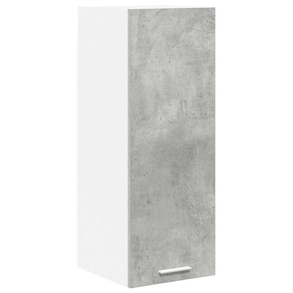 Hanging Cabinet Concrete Grey and White 30 x 31 x 80 cm