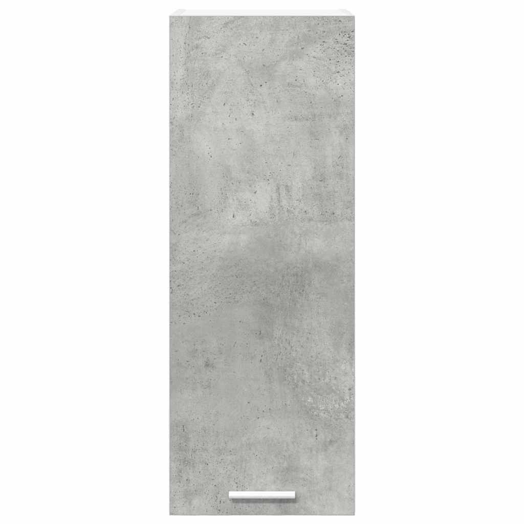Hanging Cabinet Concrete Grey and White 30 x 31 x 80 cm