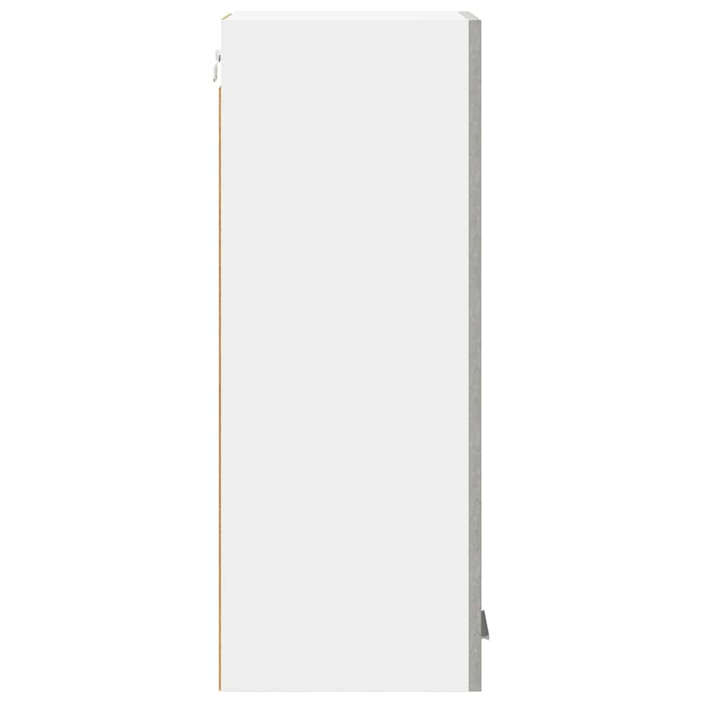 Hanging Cabinet Concrete Grey and White 30 x 31 x 80 cm