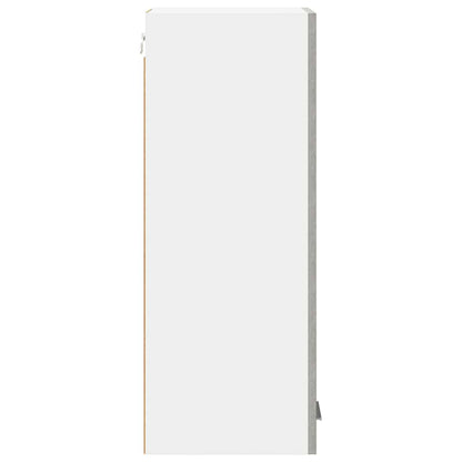 Hanging Cabinet Concrete Grey and White 30 x 31 x 80 cm