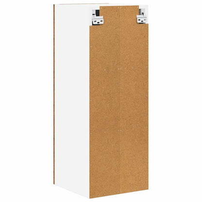 Hanging Cabinet with Storage Old Wood and White 30 x 31 x 80 cm