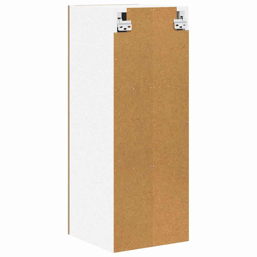 Hanging Cabinet with Door Artisan Oak and White 30 x 31 x 80 cm