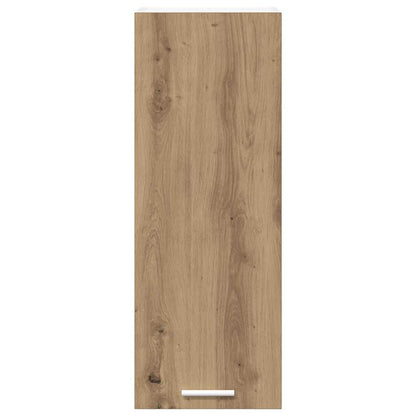 Hanging Cabinet with Door Artisan Oak and White 30 x 31 x 80 cm