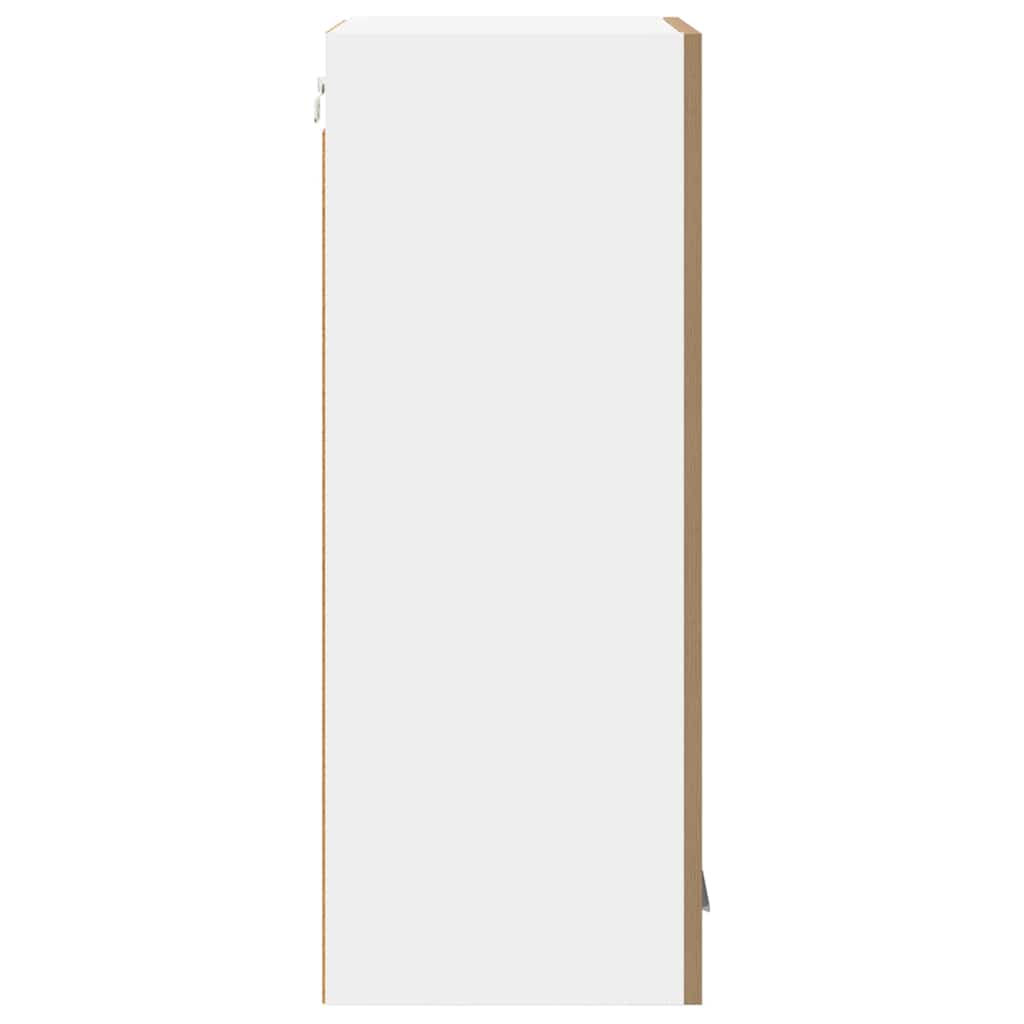 Hanging Cabinet with Door Artisan Oak and White 40 x 31 x 80 cm