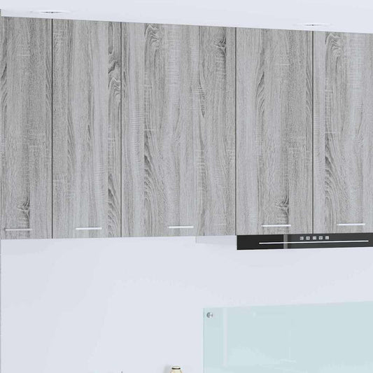 Hanging Cabinet Grey Sonoma and White 50 x 31 x 80 cm