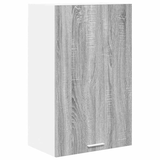 Hanging Cabinet Grey Sonoma and White 50 x 31 x 80 cm