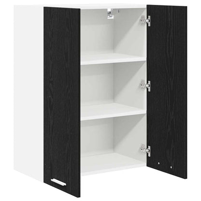 Hanging Cabinet Black Oak 60 x 31 x 80 cm Engineered Wood