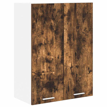Hanging Cabinet Smoked Oak 60 x 31 x 80 cm Engineered Wood