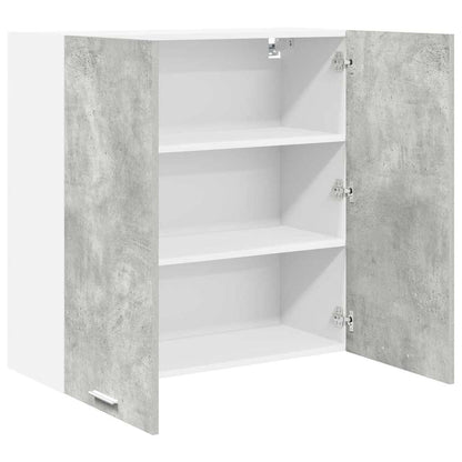 Hanging Cabinet Concrete Grey 80 x 31 x 80 cm Engineered Wood