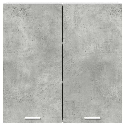 Hanging Cabinet Concrete Grey 80 x 31 x 80 cm Engineered Wood