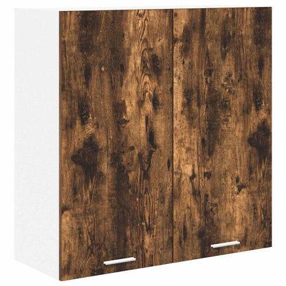 Hanging Cabinet Riga Smoked Oak 80 x 31 x 80 cm Engineered Wood