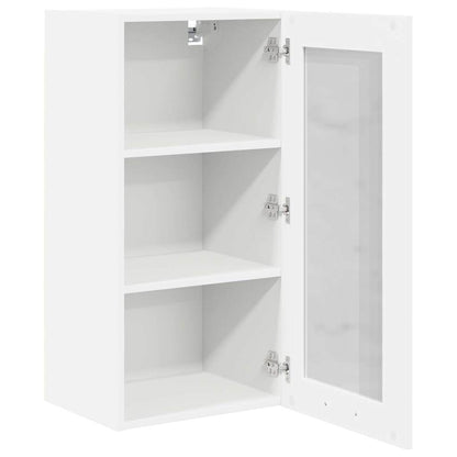 Hanging Cabinet 2 pcs White 40 x 31 x 80 cm Engineered Wood