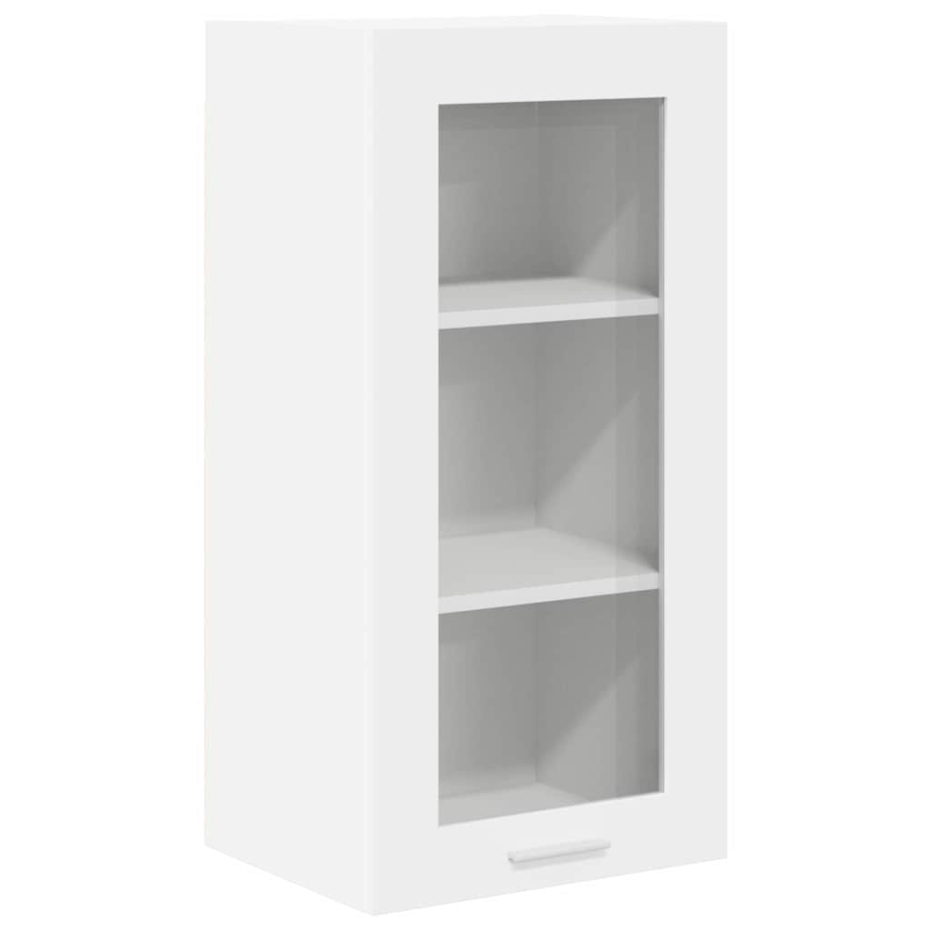 Hanging Cabinet 2 pcs White 40 x 31 x 80 cm Engineered Wood