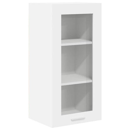 Hanging Cabinet 2 pcs White 40 x 31 x 80 cm Engineered Wood