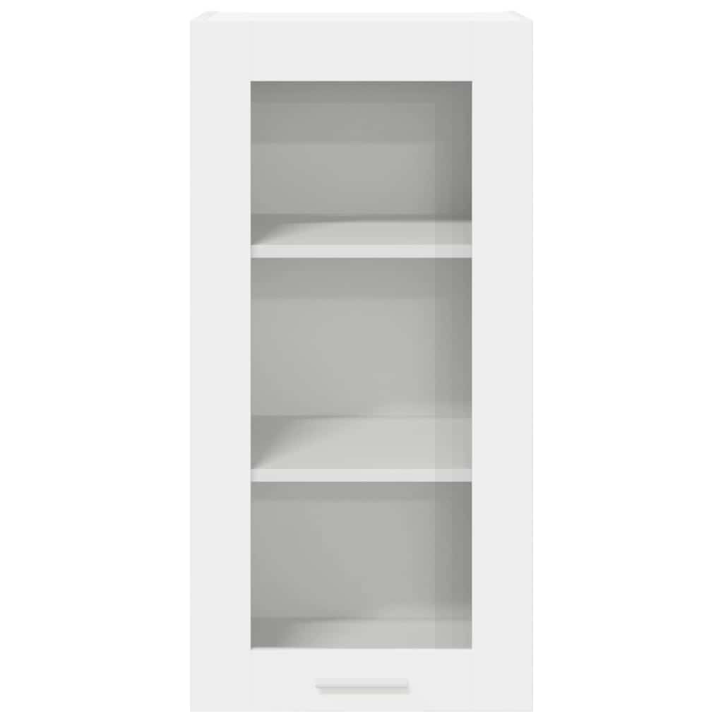 Hanging Cabinet 2 pcs White 40 x 31 x 80 cm Engineered Wood