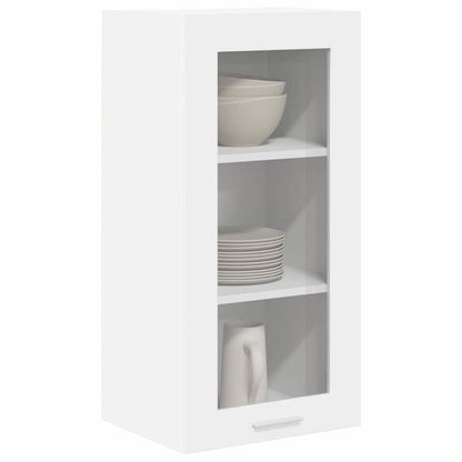 Hanging Cabinet 2 pcs White 40 x 31 x 80 cm Engineered Wood