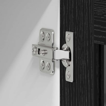 Hanging Cabinet Black Oak 40 x 31 x 80 cm Engineered Wood