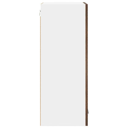 Hanging Cabinet with Storage 2 pcs Smoked Oak 40 x 31 x 80 cm