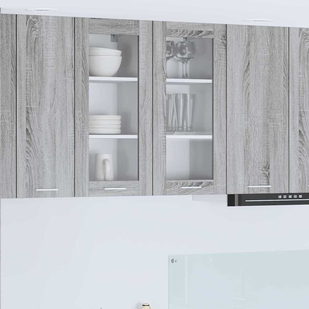 Hanging Cabinet Grey Sonoma 40 x 31 x 80 cm Engineered Wood