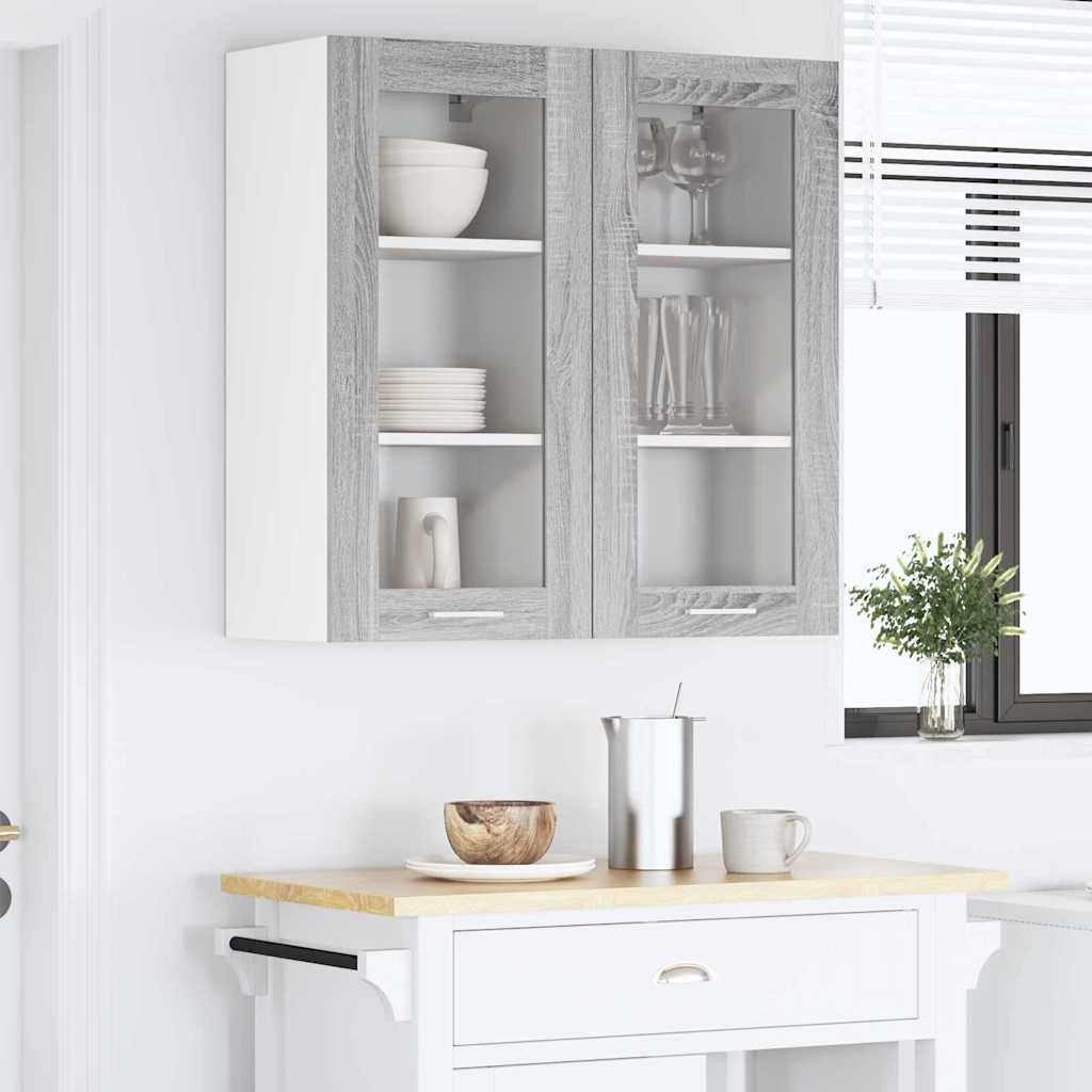 Hanging Cabinet Grey Sonoma 40 x 31 x 80 cm Engineered Wood