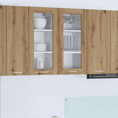 Hanging Cabinet with Storage 2 pcs Artisan Oak 40 x 31 x 80 cm