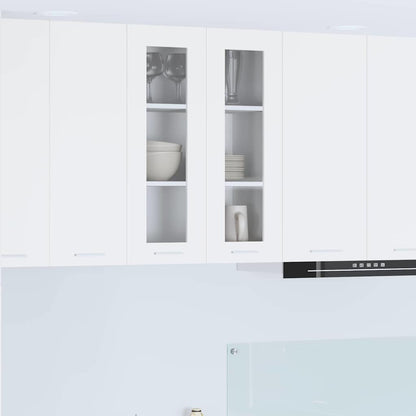 Hanging Cabinet with Door White 60 x 31 x 80 cm Engineered Wood