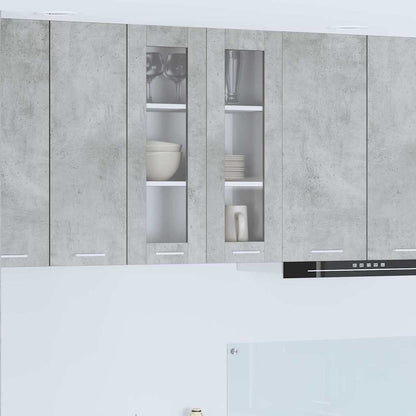 Hanging Cabinet Concrete Grey 60 x 31 x 80 cm Engineered Wood