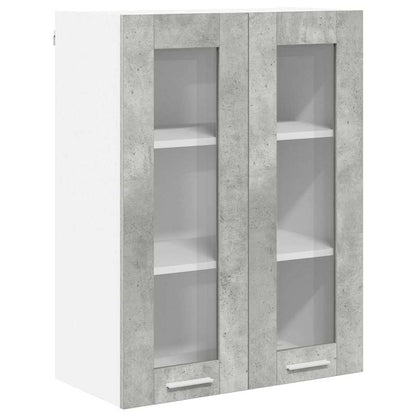 Hanging Cabinet Concrete Grey 60 x 31 x 80 cm Engineered Wood