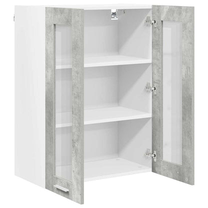 Hanging Cabinet Concrete Grey 60 x 31 x 80 cm Engineered Wood
