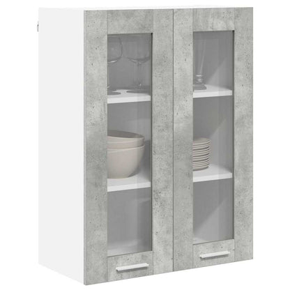 Hanging Cabinet Concrete Grey 60 x 31 x 80 cm Engineered Wood