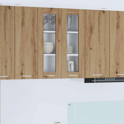 Hanging Cabinet with Storage Riga Artisan Oak 60 x 31 x 80 cm