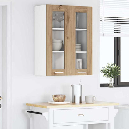 Hanging Cabinet with Storage Riga Artisan Oak 60 x 31 x 80 cm