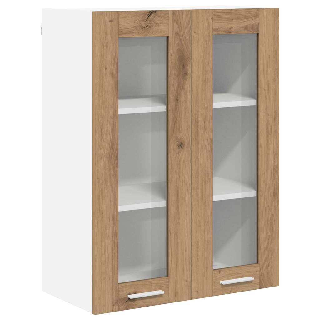 Hanging Cabinet with Storage Riga Artisan Oak 60 x 31 x 80 cm