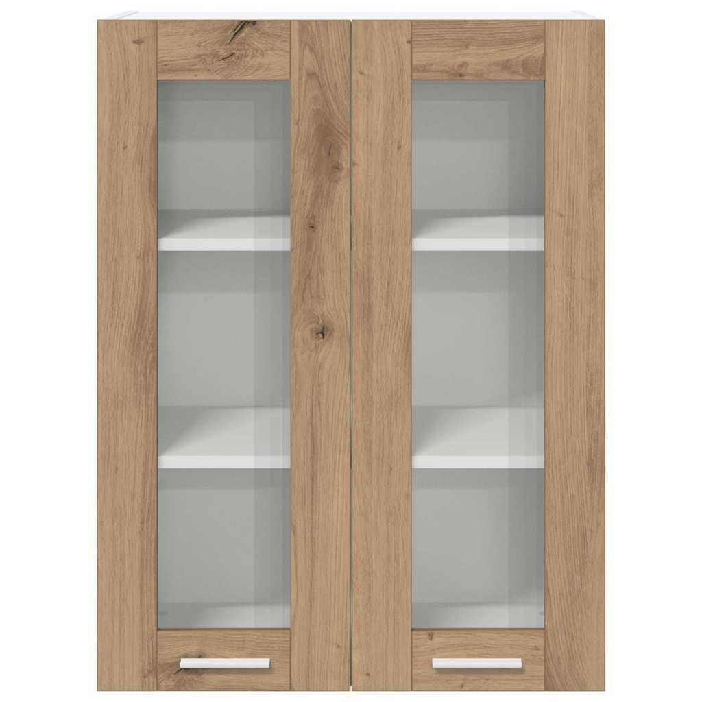 Hanging Cabinet with Storage Riga Artisan Oak 60 x 31 x 80 cm