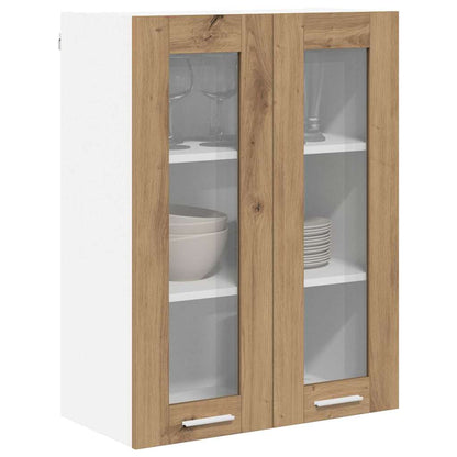 Hanging Cabinet with Storage Riga Artisan Oak 60 x 31 x 80 cm
