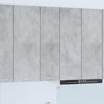 Hanging Cabinet Concrete Grey 30 x 31 x 100 cm Engineered Wood