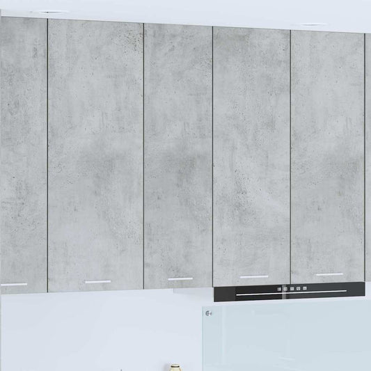 Hanging Cabinet Concrete Grey 30 x 31 x 100 cm Engineered Wood