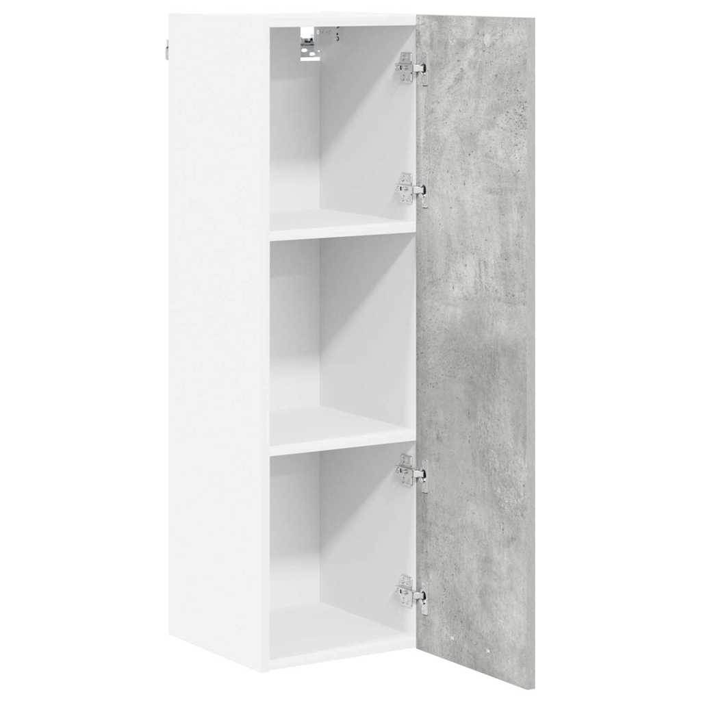 Hanging Cabinet Concrete Grey 30 x 31 x 100 cm Engineered Wood