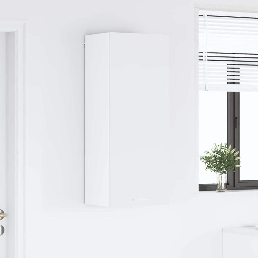 Hanging Cabinet White 40 x 31 x 100 cm Engineered Wood
