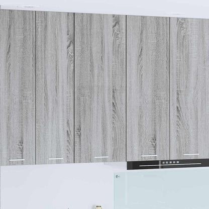 Hanging Cabinet with Storage Riga Grey Sonoma 40 x 31 x 100 cm
