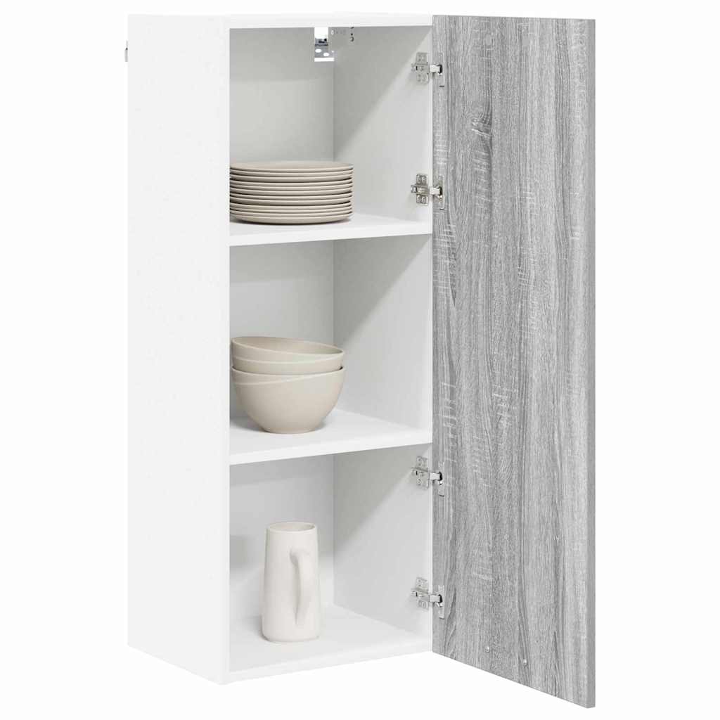 Hanging Cabinet with Storage Riga Grey Sonoma 40 x 31 x 100 cm