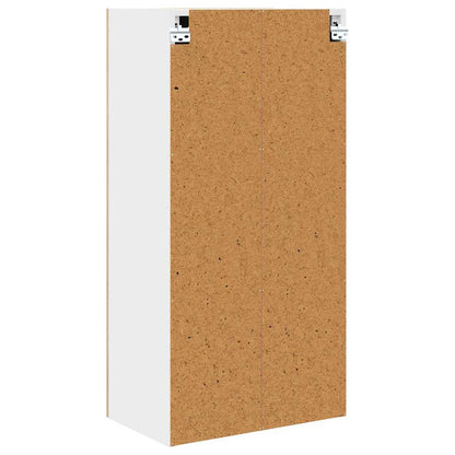 Hanging Cabinet Sonoma Oak and White 50 x 31 x 100 cm