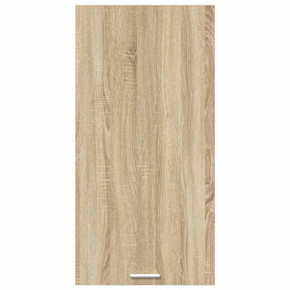 Hanging Cabinet Sonoma Oak and White 50 x 31 x 100 cm